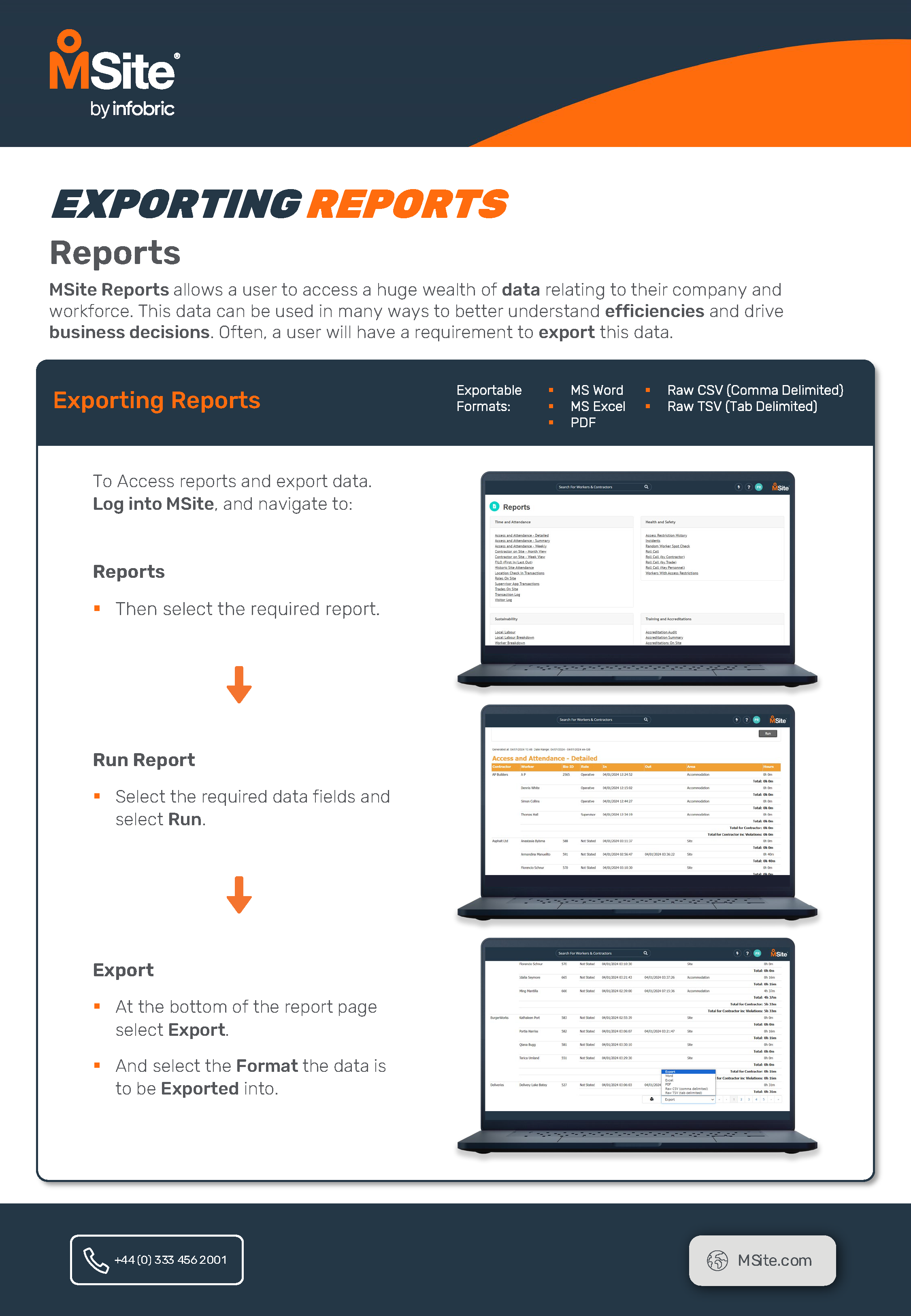One Pager Exporting Reports.png