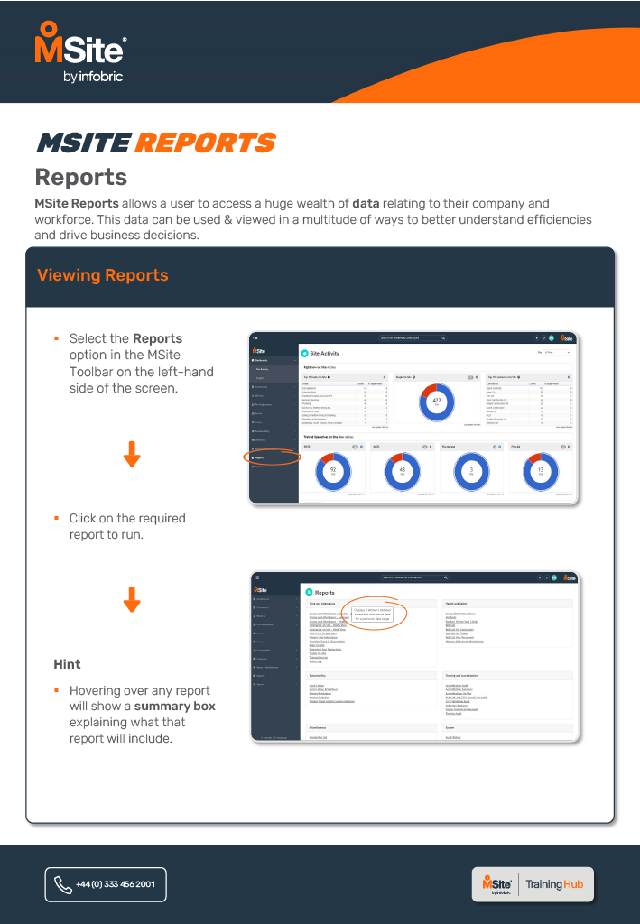 One Pager - Viewing Reports.png